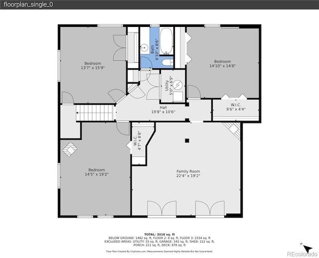 10786 Marclif Rd, Conifer, CO 80433 - floor plan / room layout