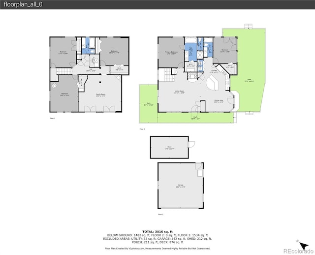 10786 Marclif Rd, Conifer, CO 80433 - floor plan / room layout