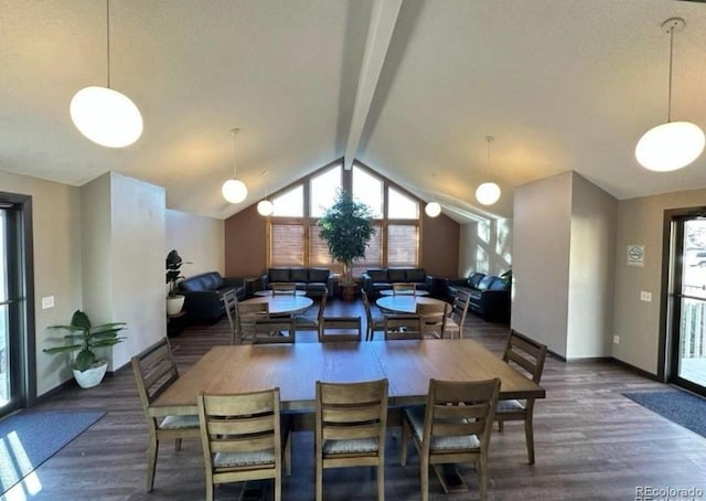 14282 E Radcliff Cir, Aurora, CO 80015 - dining room featuring wood finished floors and baseboards