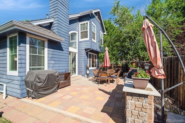 4218 E Flanders St, Denver, CO 80249 - view of patio / terrace with area for grilling