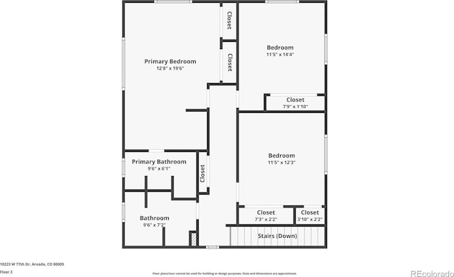 10223 W 77th Dr, Arvada, CO 80005 - view of home floor plan