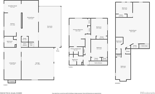 10223 W 77th Dr, Arvada, CO 80005 - view of home floor plan