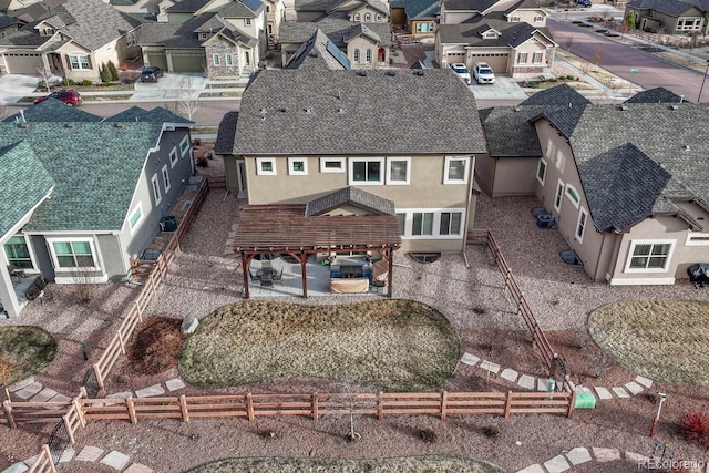 6132 Cubbage Dr, Colorado Springs, CO 80924 - drone / aerial view featuring a residential view