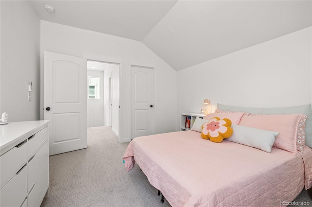 16722 Shoshone St, Broomfield, CO 80023 - bedroom with light carpet and lofted ceiling