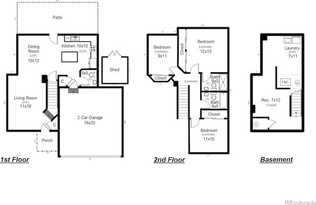 4620 E 135th Way, Thornton, CO 80241 - floor plan / room layout