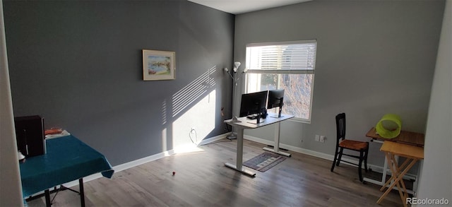 7355 S Alkire St Unit 203, Littleton, CO 80127 - home office featuring wood finished floors