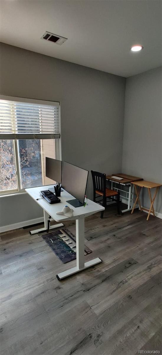 7355 S Alkire St Unit 203, Littleton, CO 80127 - office space featuring wood finished floors and recessed lighting