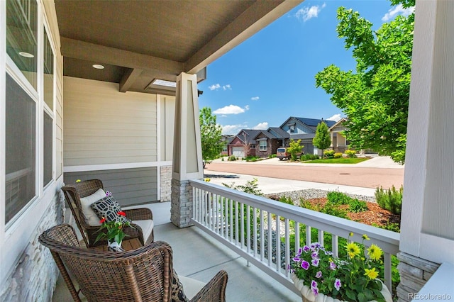 1177 Man O War Way, Colorado Springs, CO 80921 - porch with a residential view