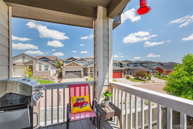 1177 Man O War Way, Colorado Springs, CO 80921 - balcony with a residential view and area for grilling