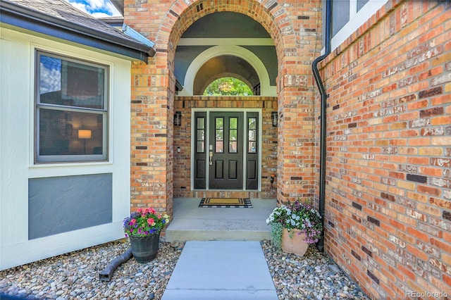 10822 Eagle Crest Ct, Parker, CO 80138 - view of exterior entry featuring brick siding