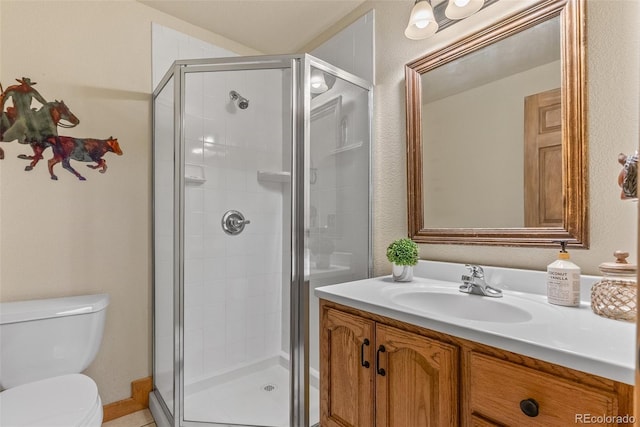 15608 Ouray Rd, Pine, CO 80470 - bathroom with vanity and a shower stall