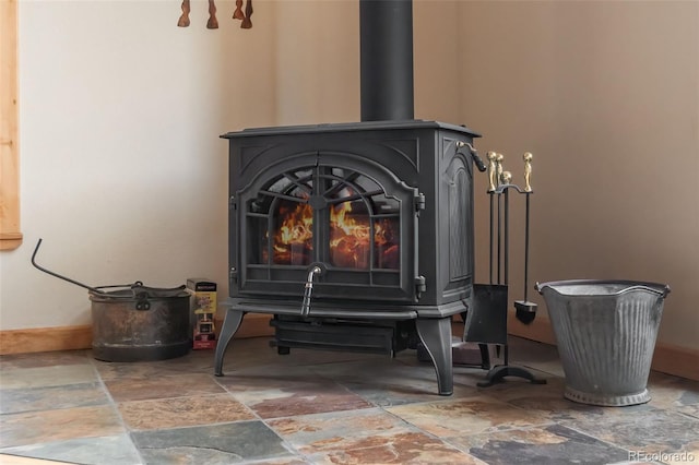 15608 Ouray Rd, Pine, CO 80470 - detailed view of a wood stove