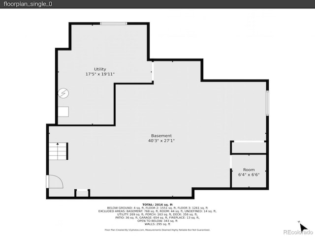 2145 Wynterbrook Dr, Highlands Ranch, CO 80126 - view of property floor plan
