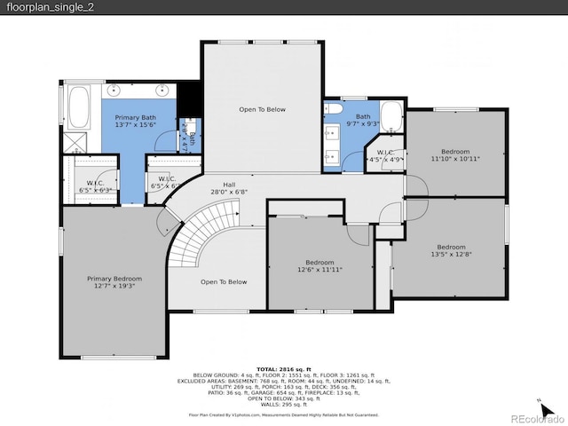 2145 Wynterbrook Dr, Highlands Ranch, CO 80126 - view of floor plan / room layout