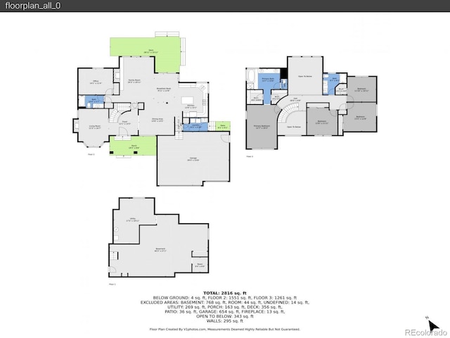 2145 Wynterbrook Dr, Highlands Ranch, CO 80126 - view of home floor plan