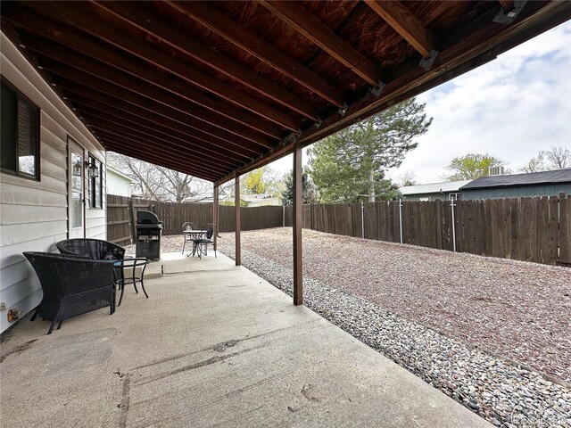 10753 Routt Ct, Broomfield, CO 80021 - view of patio / terrace featuring area for grilling and a fenced backyard