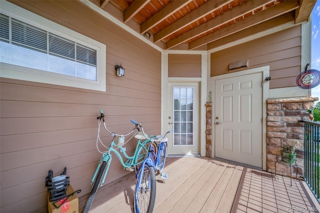 10787 Twenty Mile Rd Unit 205, Parker, CO 80134 - property entrance with a deck