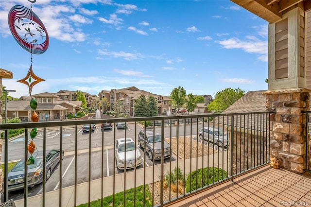 10787 Twenty Mile Rd Unit 205, Parker, CO 80134 - balcony featuring a residential view