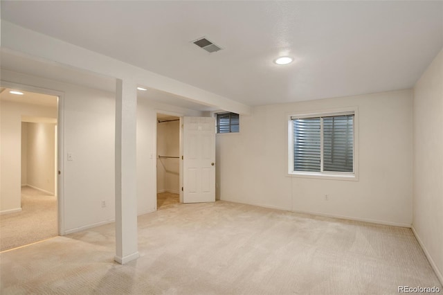 10883 Otis Cir, Westminster, CO 80020 - unfurnished bedroom with light colored carpet, recessed lighting, and a spacious closet