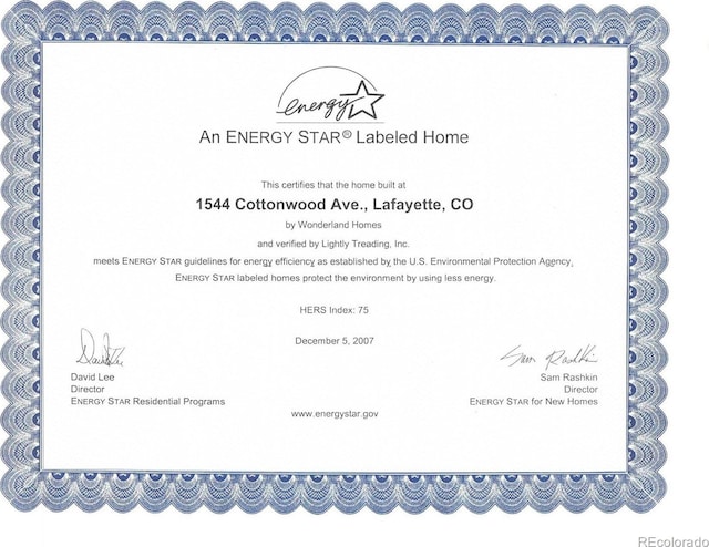 1544 Cottonwood Ave, Lafayette, CO 80026 - miscellaneous document