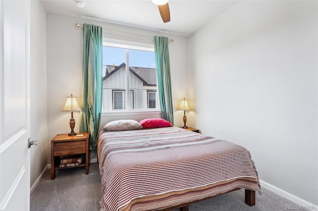19733 W 93rd Ln Unit A, Arvada, CO 80007 - bedroom featuring carpet floors, baseboards, and ceiling fan