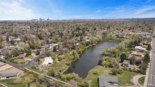 5503 W Colorado Ave, Lakewood, CO 80232 - birds eye view of property featuring a water view