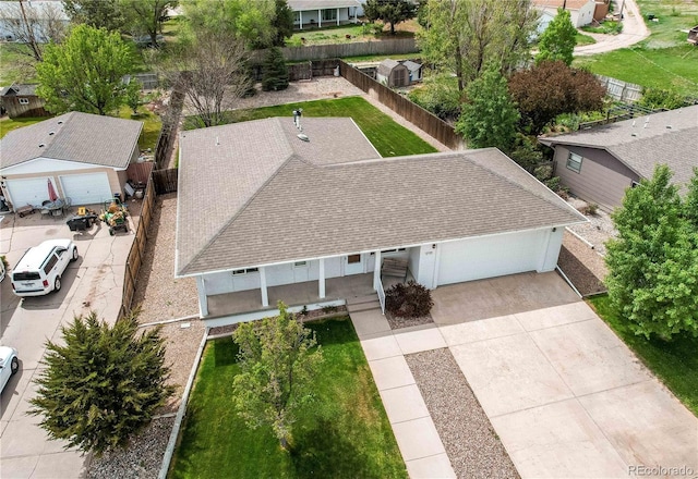 1735 Circle Ln, Limon, CO 80828 - aerial view of residential area