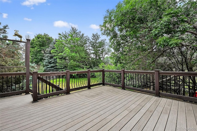 4386 W Deertrail Ct, Castle Rock, CO 80109 - view of wooden terrace