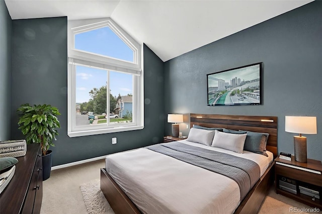4386 W Deertrail Ct, Castle Rock, CO 80109 - bedroom featuring carpet and lofted ceiling