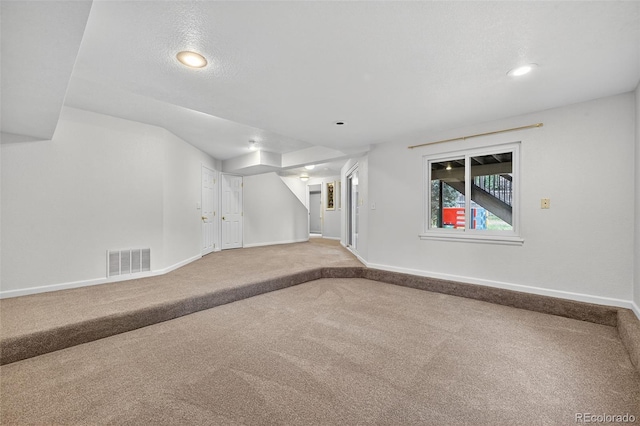 4386 W Deertrail Ct, Castle Rock, CO 80109 - carpeted spare room featuring recessed lighting and stairway
