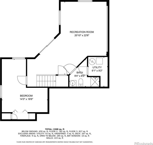 4386 W Deertrail Ct, Castle Rock, CO 80109 - view of floor plan / room layout