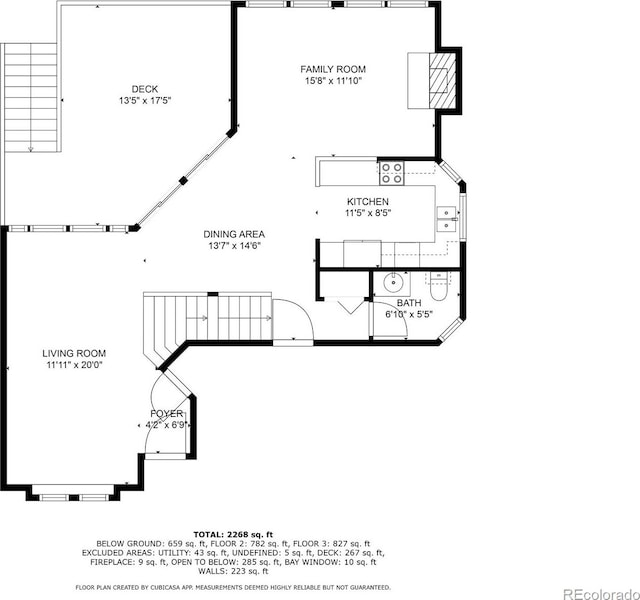 4386 W Deertrail Ct, Castle Rock, CO 80109 - view of home floor plan