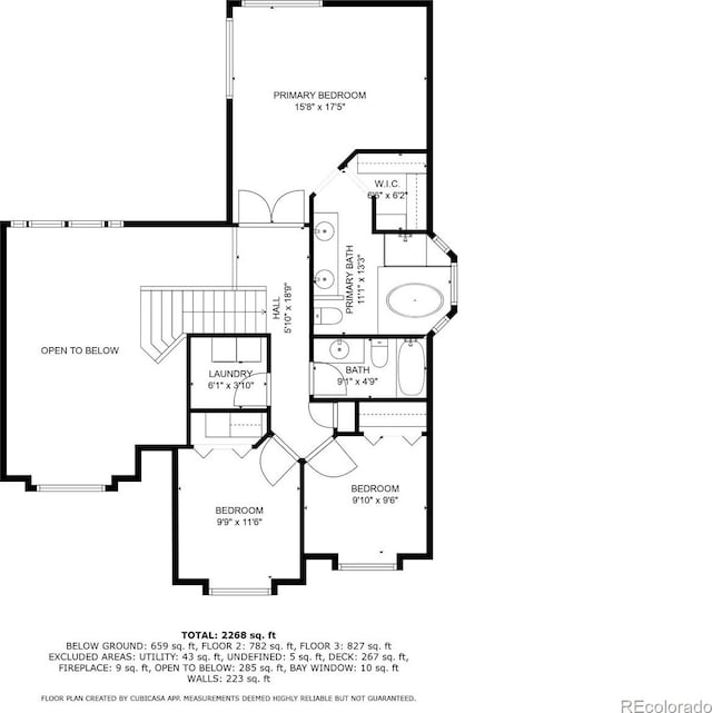 4386 W Deertrail Ct, Castle Rock, CO 80109 - view of room layout