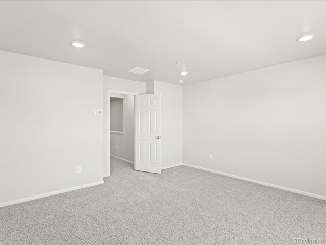 1618 Riverplace Dr Unit 2, Windsor, CO 80550 - carpeted spare room featuring recessed lighting and baseboards