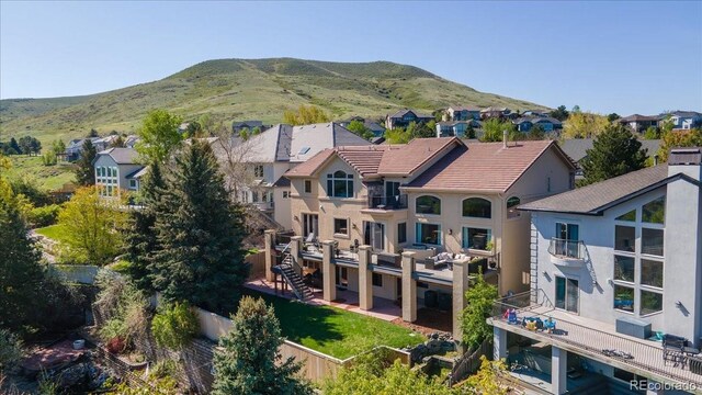16713 W Archer Ave, Golden, CO 80401 - aerial perspective of suburban area with mountains