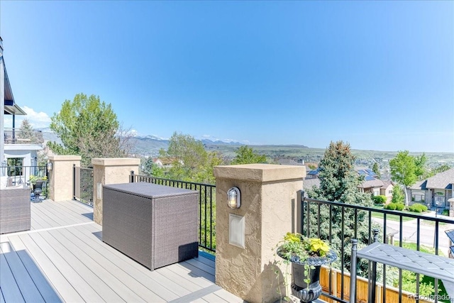 16713 W Archer Ave, Golden, CO 80401 - view of wooden terrace