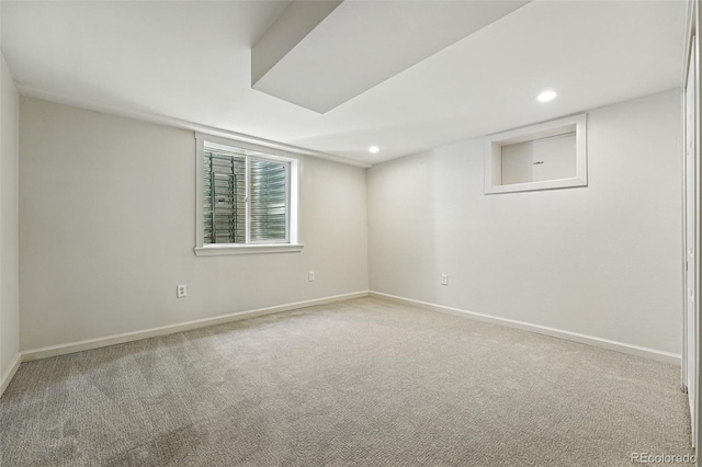 7035 S Gray Ct, Littleton, CO 80128 - carpeted empty room featuring baseboards and recessed lighting