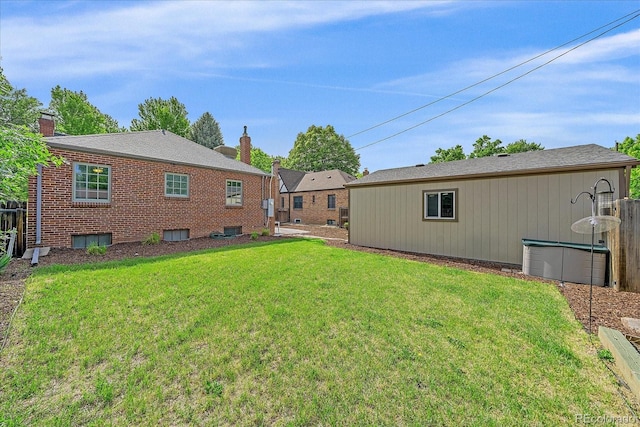 2065 Leyden St, Denver, CO 80207 - view of green lawn with cooling unit