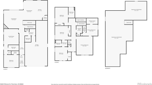 16043 Fillmore St, Thornton, CO 80602 - view of room layout