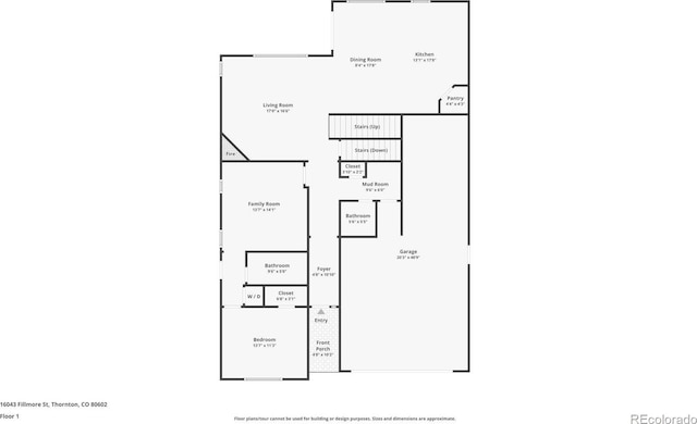 16043 Fillmore St, Thornton, CO 80602 - view of home floor plan