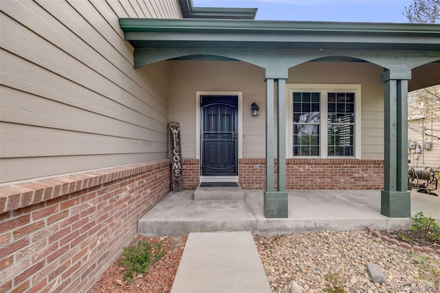 17522 E Dewberry Dr, Parker, CO 80134 - view of exterior entry featuring brick siding