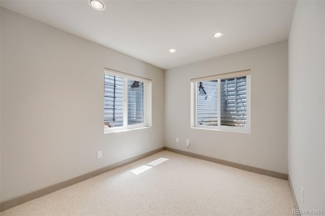 17522 E Dewberry Dr, Parker, CO 80134 - carpeted empty room with recessed lighting and baseboards