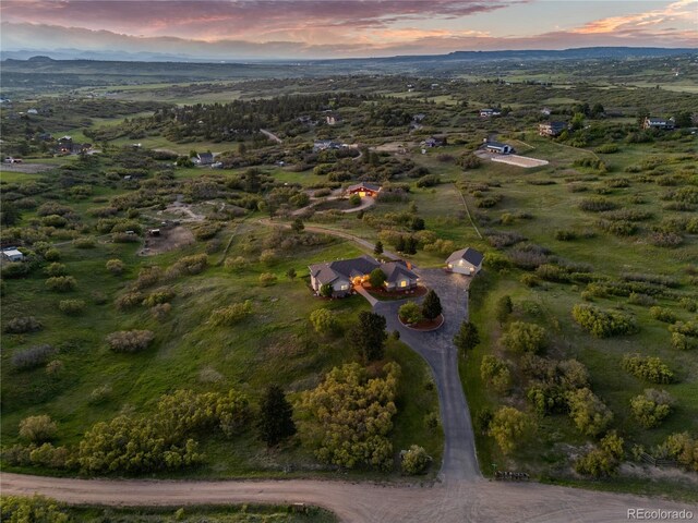 3485 Park Ridge Rd, Sedalia, CO 80135 - aerial view of property's location