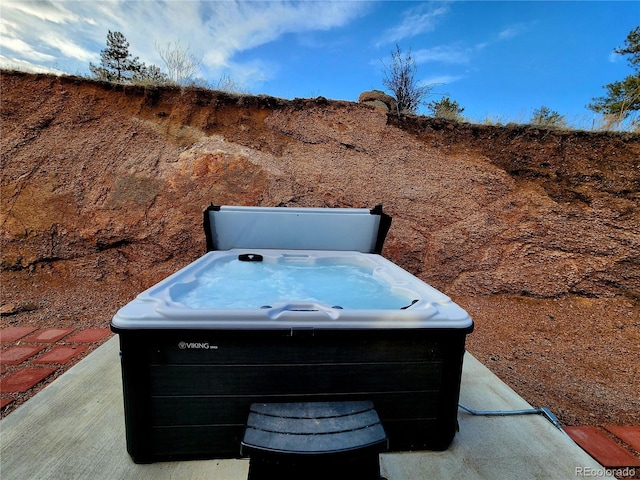 45 Saltlick Cir, Florissant, CO 80816 - exterior details featuring a jacuzzi