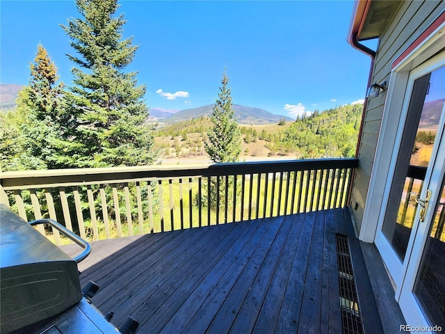 154 Fawn Ct, Silverthorne, CO 80443 - deck with a mountain view