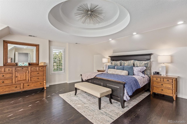 618 Fairchild Dr, Highlands Ranch, CO 80126 - bedroom with recessed lighting, wood finished floors, visible vents, and baseboards