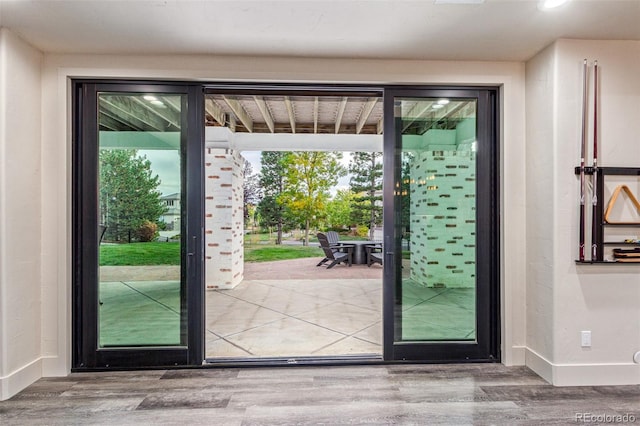 618 Fairchild Dr, Highlands Ranch, CO 80126 - doorway featuring wood finished floors