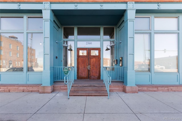 view of entrance to property