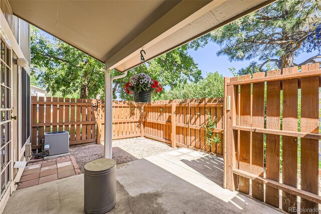 2896 W 119th Ave, Westminster, CO 80234 - fenced backyard featuring a patio