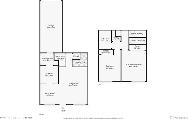 2896 W 119th Ave, Westminster, CO 80234 - view of room layout